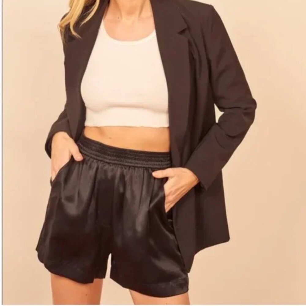 Reformation Silk Boxer Shorts